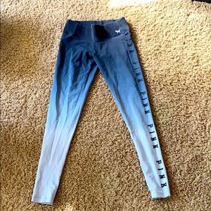 Ombré blue leggings from PINK